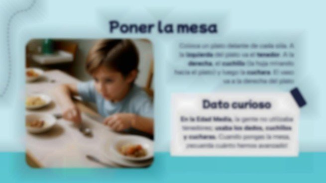 Plantilla de presentación Guía de tareas domésticas para niños