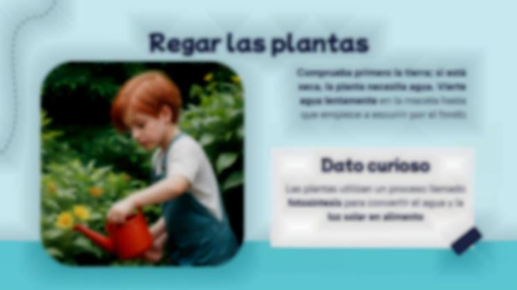 Plantilla de presentación Guía de tareas domésticas para niños
