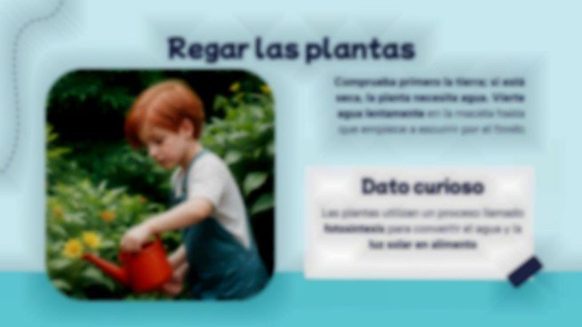 Plantilla de presentación Guía de tareas domésticas para niños