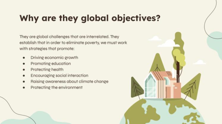 The Sustainable Development Goals presentation template 