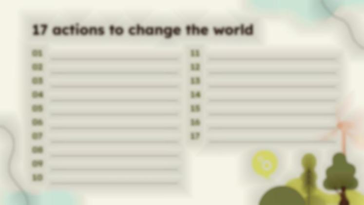 The Sustainable Development Goals presentation template 