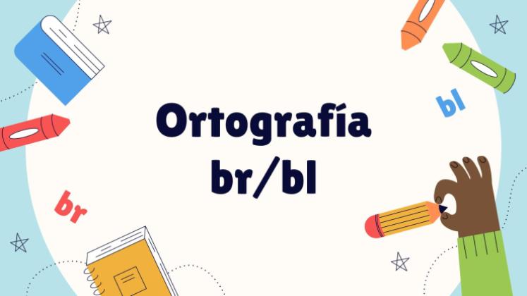 Plantilla de presentación Ortografía br/bl