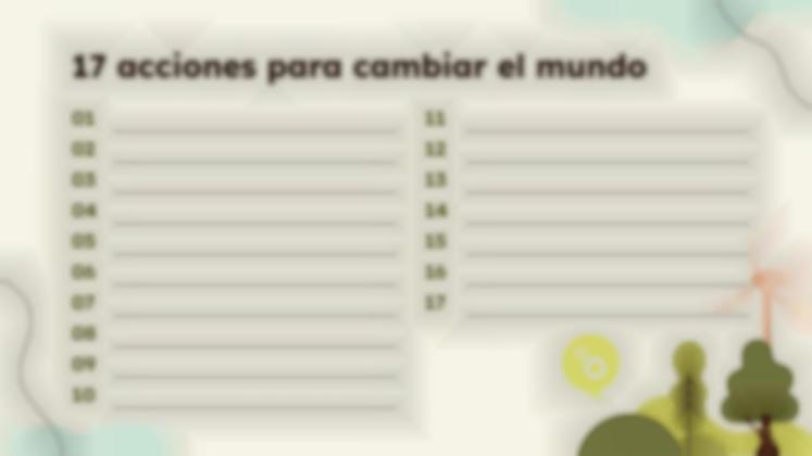 Plantilla de presentación Los objetivos de desarrollo sostenible