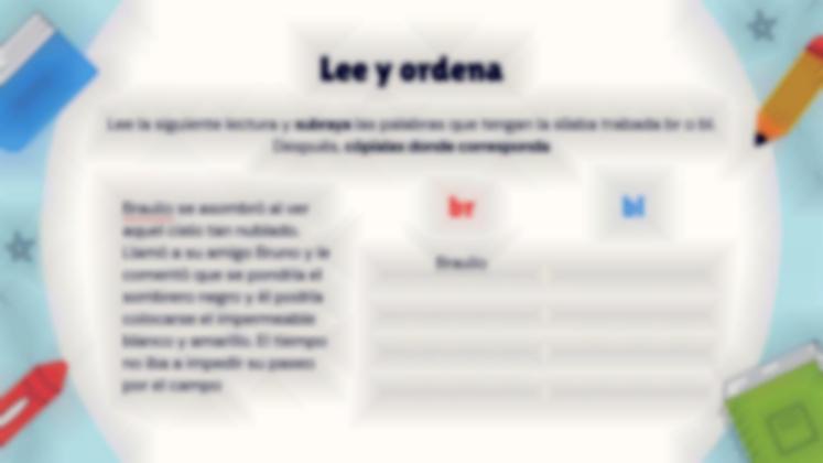 Plantilla de presentación Ortografía br/bl