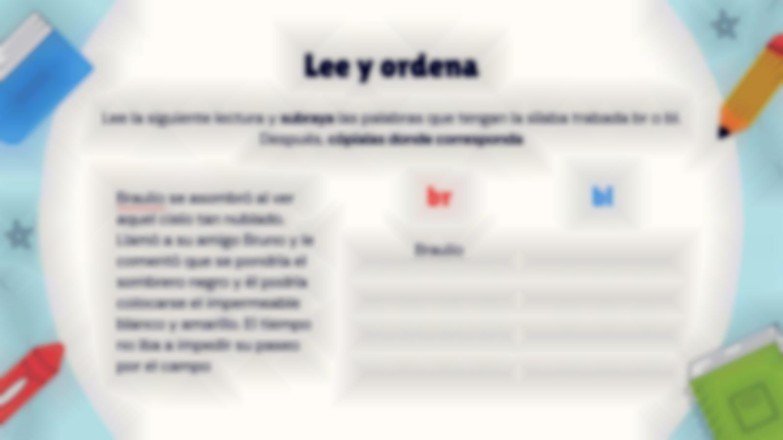 Plantilla de presentación Ortografía br/bl