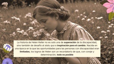 Plantilla de presentación Helen Keller: un extraordinario viaje de perseverancia y triunfo