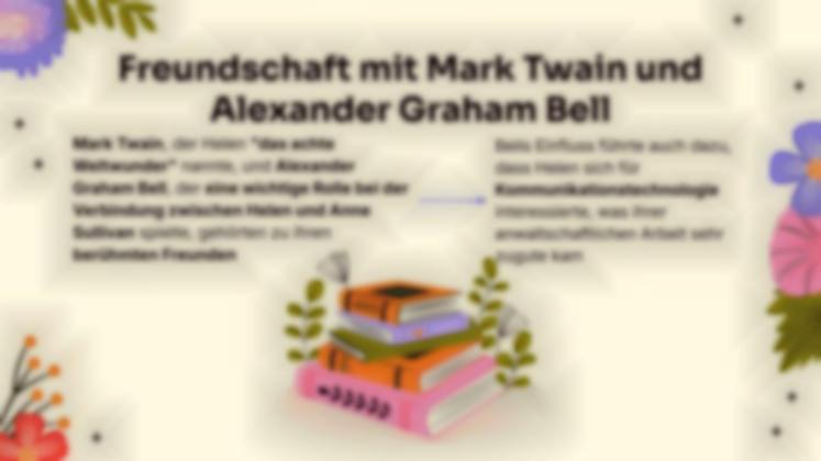 Helen Keller: Eine bemerkenswerte Reise voller Ausdauer und Triumph Präsentationsvorlage
