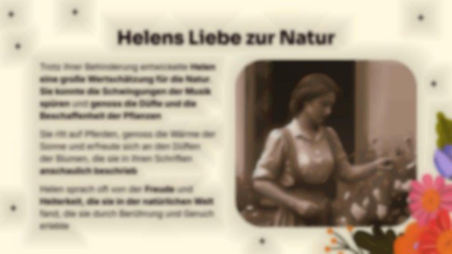 Helen Keller: Eine bemerkenswerte Reise voller Ausdauer und Triumph Präsentationsvorlage