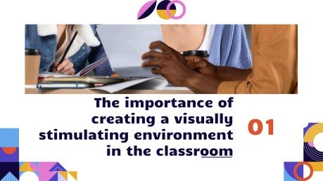 Boards, Posters and Diagrams: How to Create a Visually Stimulating Classroom Environment presentation template 