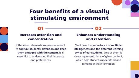 Boards, Posters and Diagrams: How to Create a Visually Stimulating Classroom Environment presentation template 