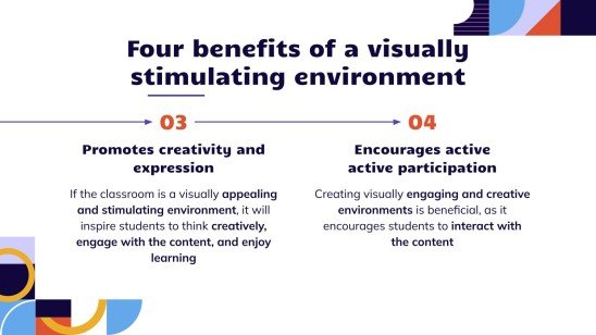 Boards, Posters and Diagrams: How to Create a Visually Stimulating Classroom Environment presentation template 