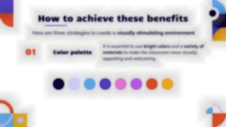 Boards, Posters and Diagrams: How to Create a Visually Stimulating Classroom Environment presentation template 