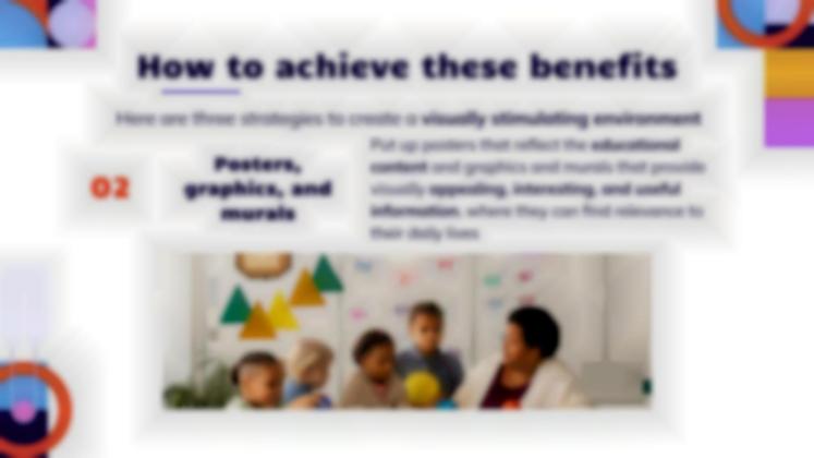 Boards, Posters and Diagrams: How to Create a Visually Stimulating Classroom Environment presentation template 