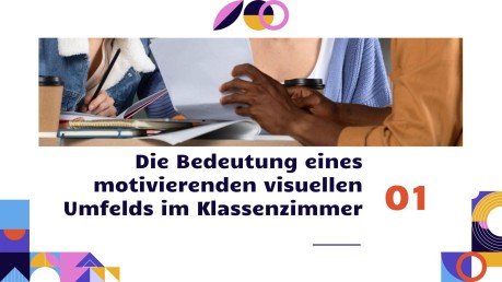 Tafeln, Poster und Diagramme: So schaffen Sie eine visuell anregende Klassenzimmerumgebung Präsentationsvorlage