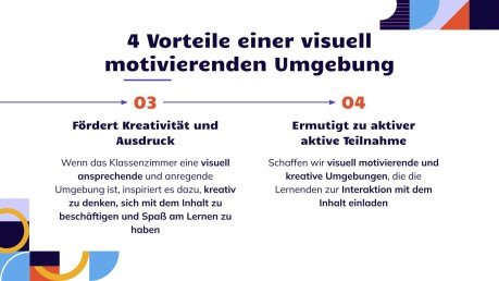Tafeln, Poster und Diagramme: So schaffen Sie eine visuell anregende Klassenzimmerumgebung Präsentationsvorlage