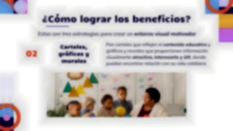 Plantilla de presentación Pizarras, carteles y diagramas: cómo crear un ambiente de aula visualmente estimulante