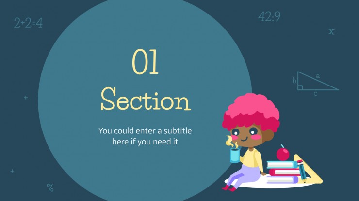 Math Workshop for Kids presentation template