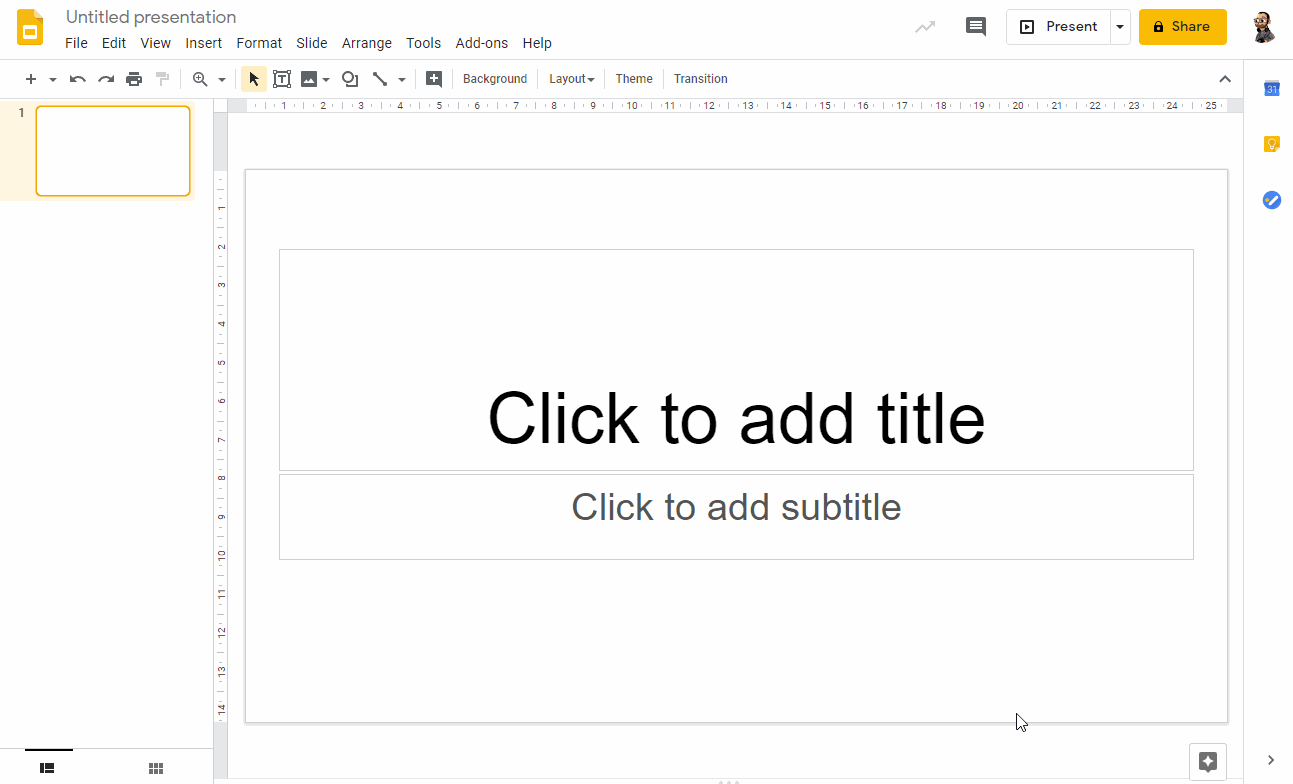 Как сохранить презентацию в google slides