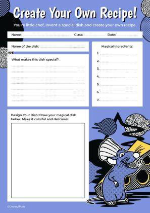 Arbeitsblatt Kleiner Chef Ratatouille Präsentationsvorlage