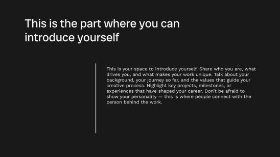 쇼케이스 프로젝트 포트폴리오 프레젠테이션 템플릿