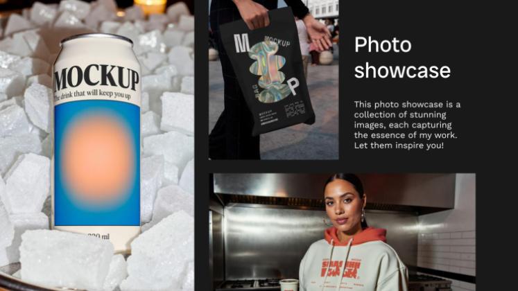 쇼케이스 프로젝트 포트폴리오 프레젠테이션 템플릿