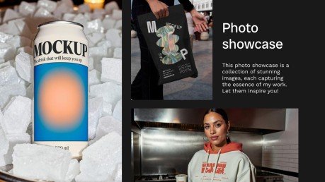 쇼케이스 프로젝트 포트폴리오 프레젠테이션 템플릿