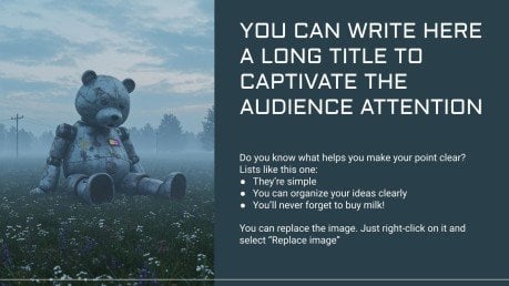 Robot Movies presentation template 