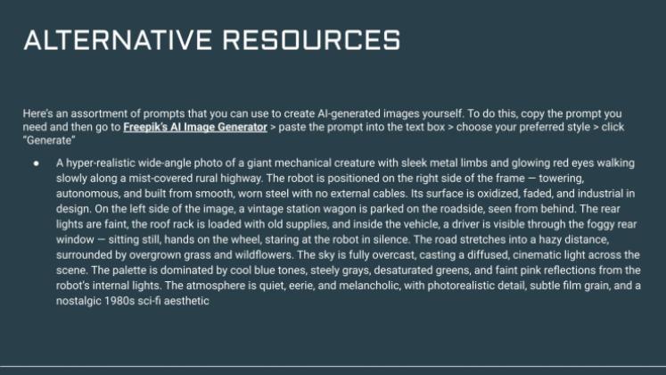Robot Movies presentation template 