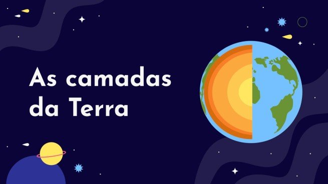 Modelo de apresentação As camadas da Terra