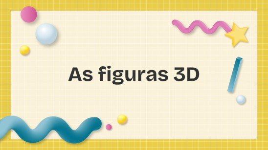 Modelo de apresentação Formas 3D