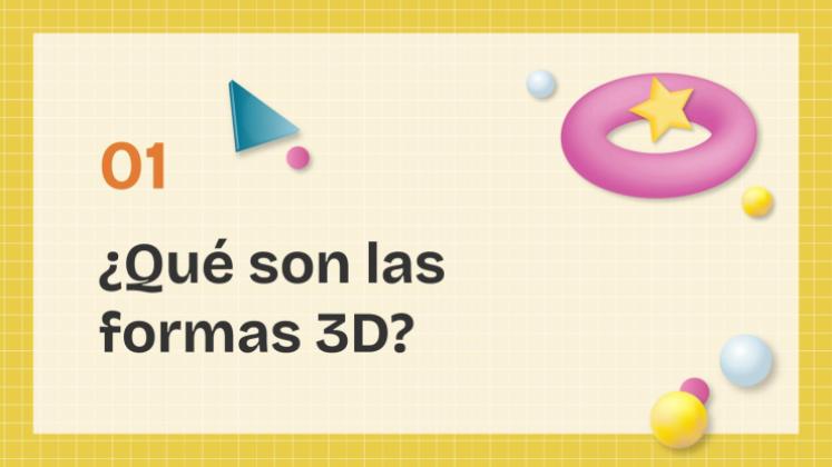 Plantilla de presentación Formas 3D