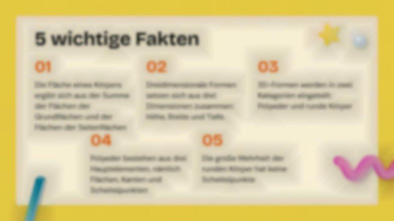 3D-Formen Präsentationsvorlage