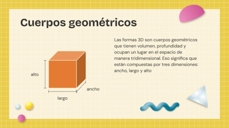 Plantilla de presentación Formas 3D