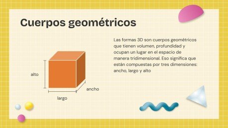 Plantilla de presentación Formas 3D