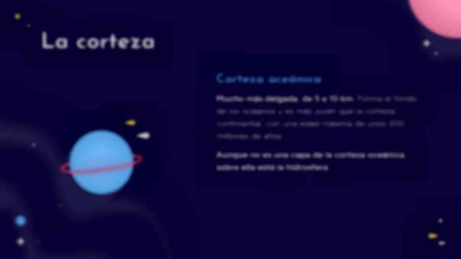 Plantilla de presentación Las capas de la tierra