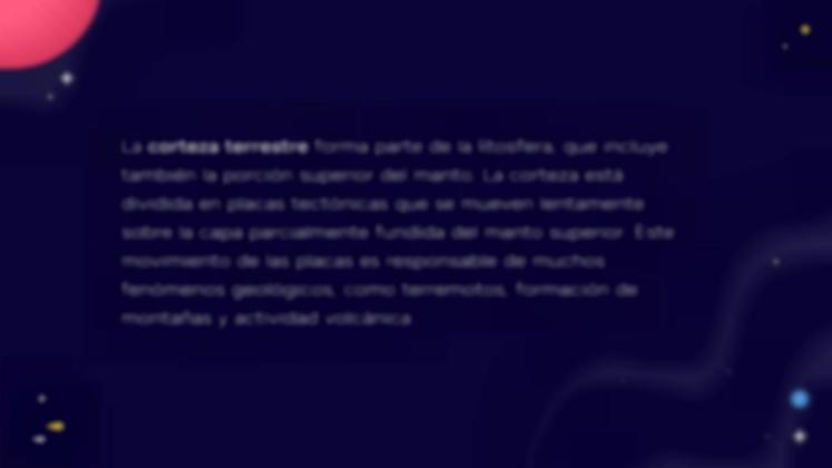 Plantilla de presentación Las capas de la tierra