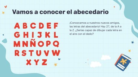 Plantilla de presentación ¡Juguemos con letras y palabras!