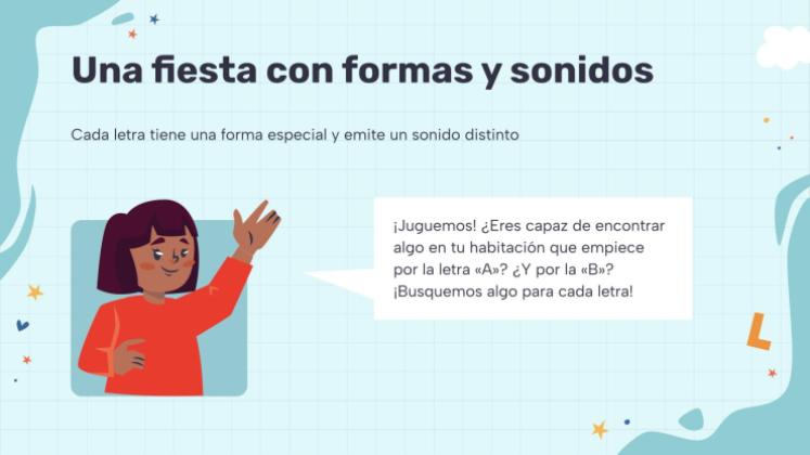 Plantilla de presentación ¡Juguemos con letras y palabras!