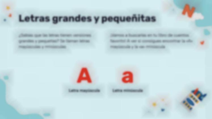 Plantilla de presentación ¡Juguemos con letras y palabras!