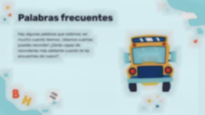 Plantilla de presentación ¡Juguemos con letras y palabras!