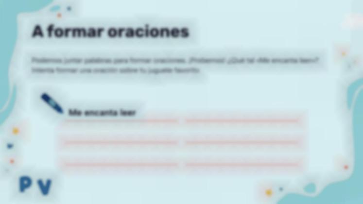 Plantilla de presentación ¡Juguemos con letras y palabras!