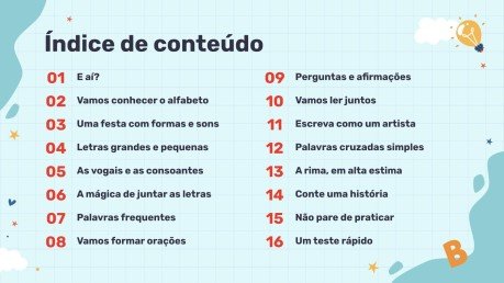 Modelo de apresentação Vamos brincar com letras e palavras!