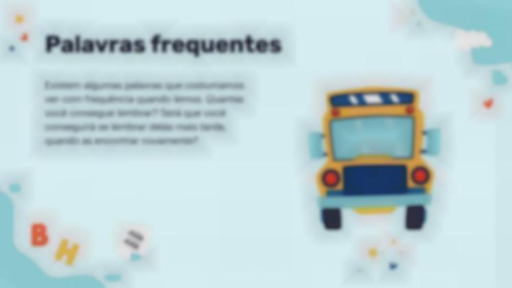 Modelo de apresentação Vamos brincar com letras e palavras!