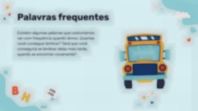 Modelo de apresentação Vamos brincar com letras e palavras!