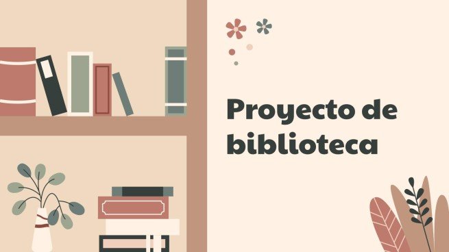 Plantilla de presentación Proyecto de biblioteca