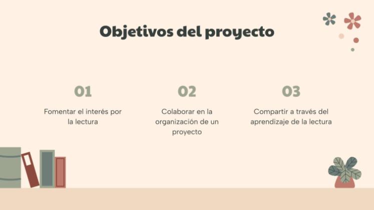 Plantilla de presentación Proyecto de biblioteca