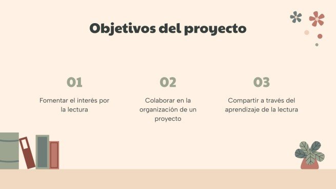 Plantilla de presentación Proyecto de biblioteca