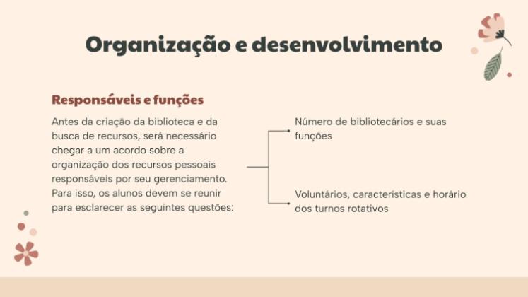 Modelo de apresentação Projeto da biblioteca