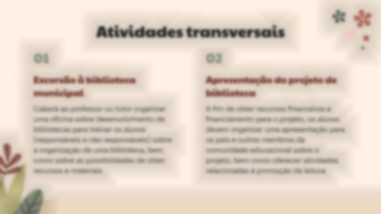 Modelo de apresentação Projeto da biblioteca