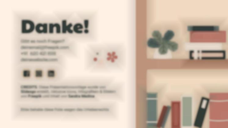 Bibliotheksprojekt Präsentationsvorlage